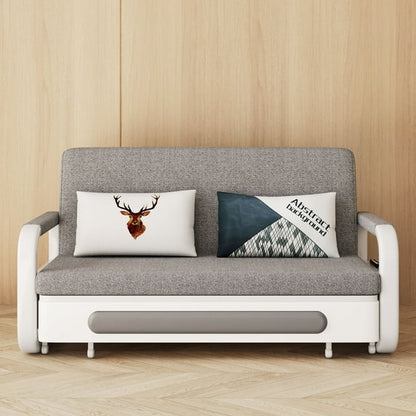 Light Gray 3-in-1 Pull-Out Sofa Bed
