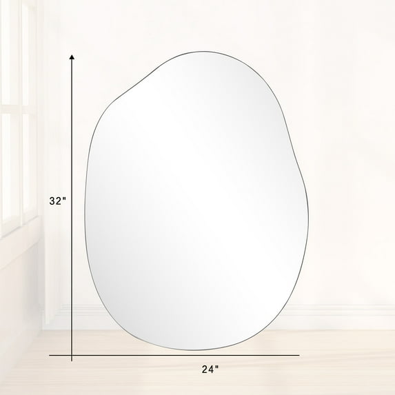 Wavy Vanity Wall Mirror