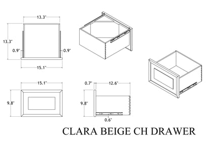 CLARA BEIGE-CH-DRAWER