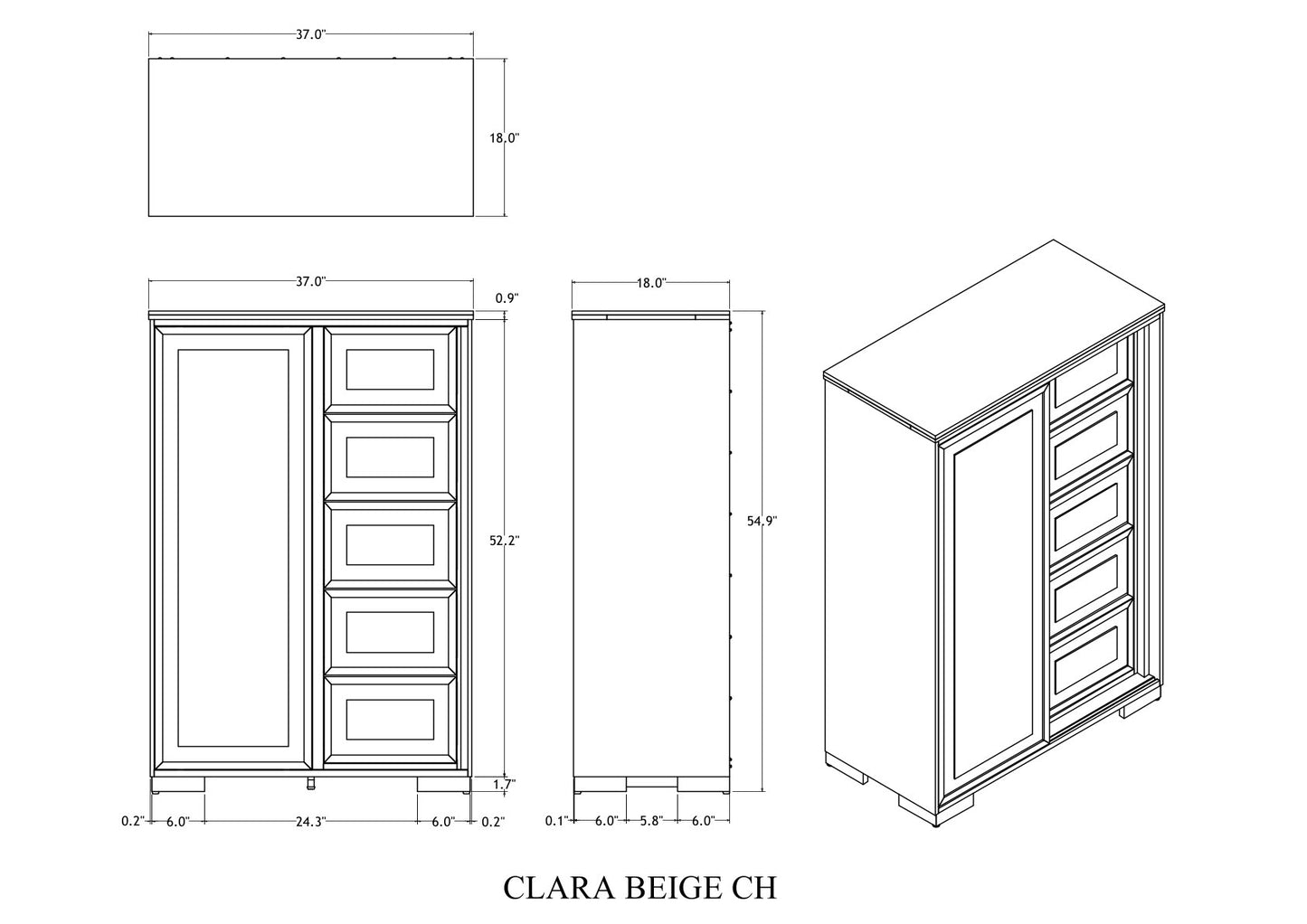 CLARA BEIGE-CH