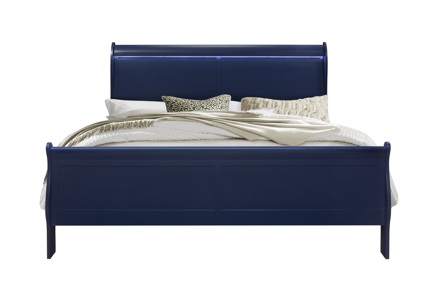Charlie Blue King Bed 1