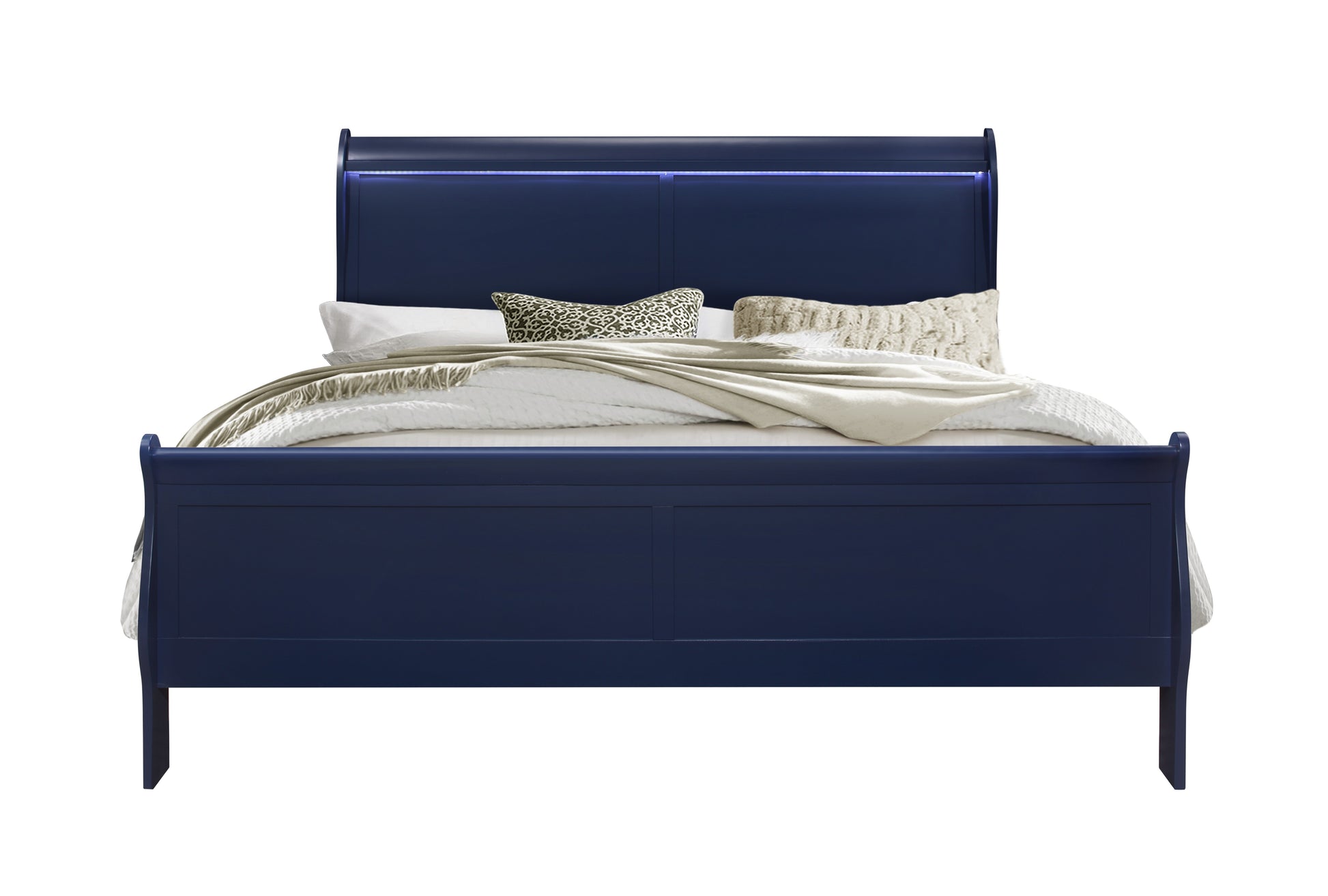 Charlie Blue King Bed 1