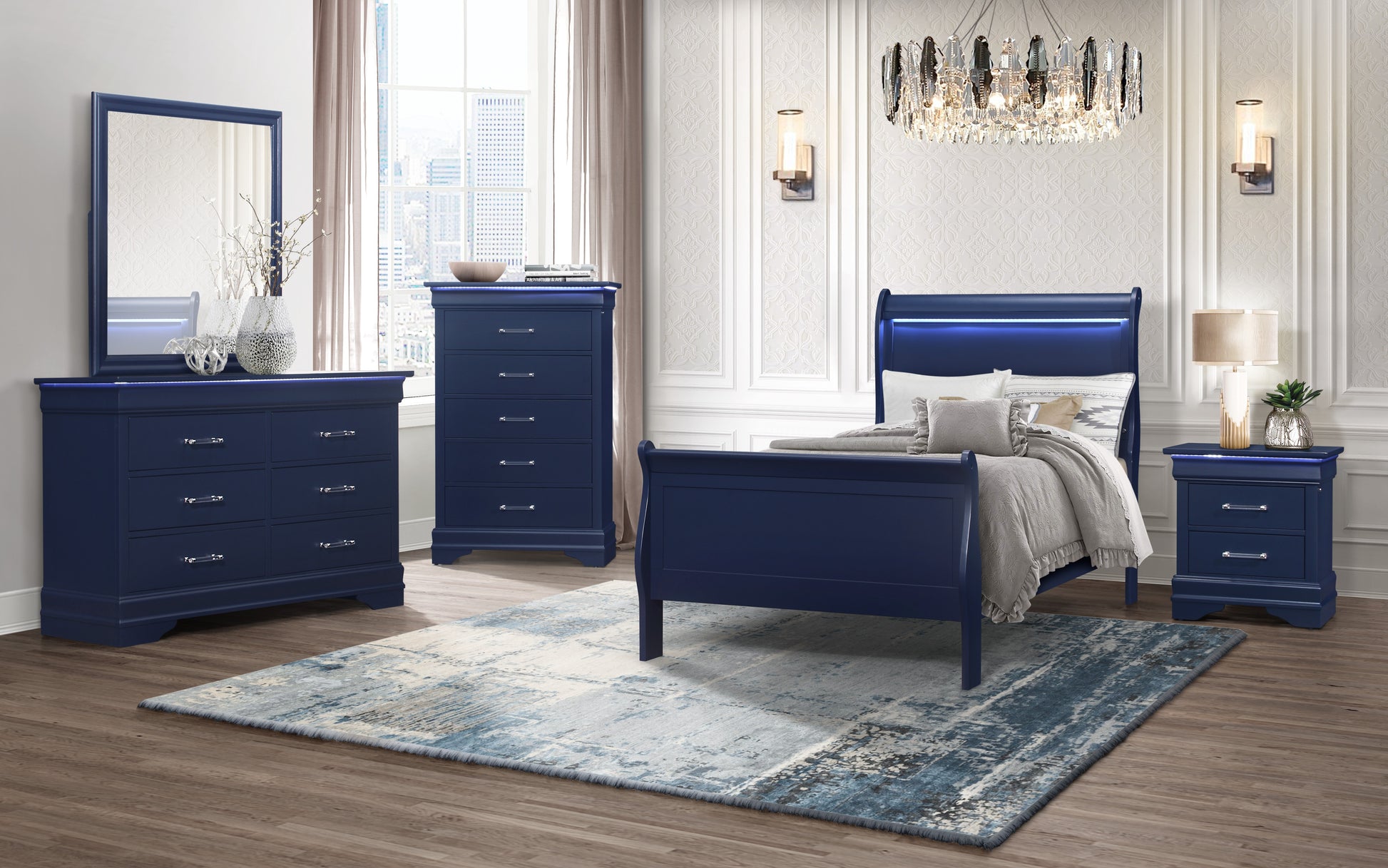Charlie Blue Twin 5PCS RSC