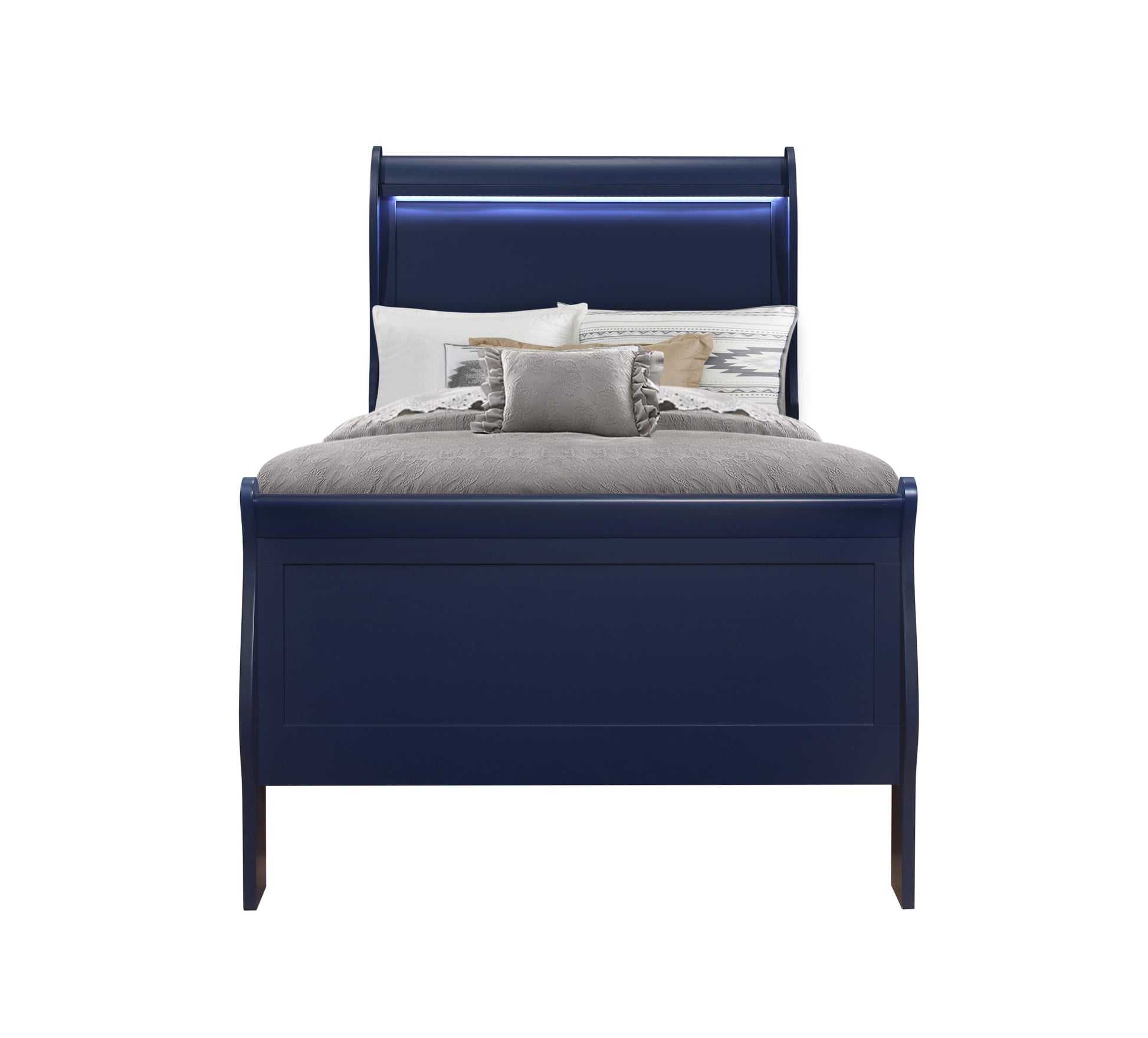 Charlie Blue Twin Bed 1