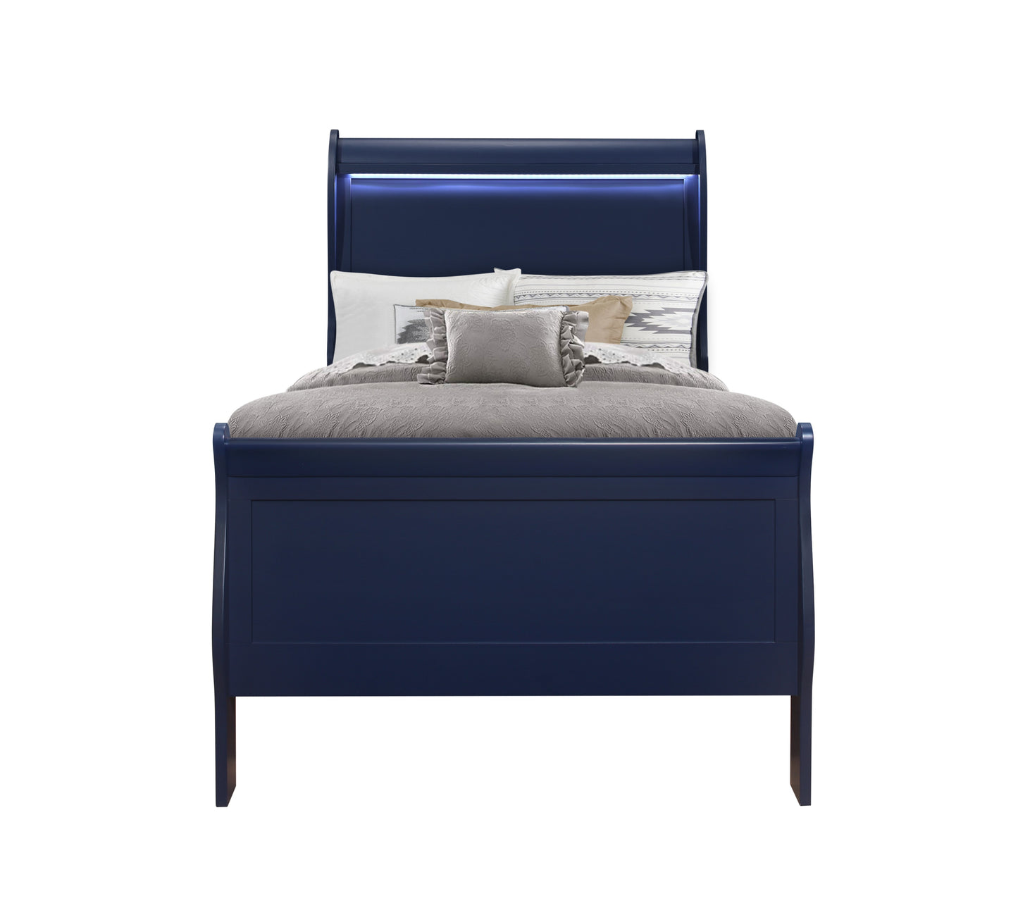 Charlie Blue Twin Bed 1