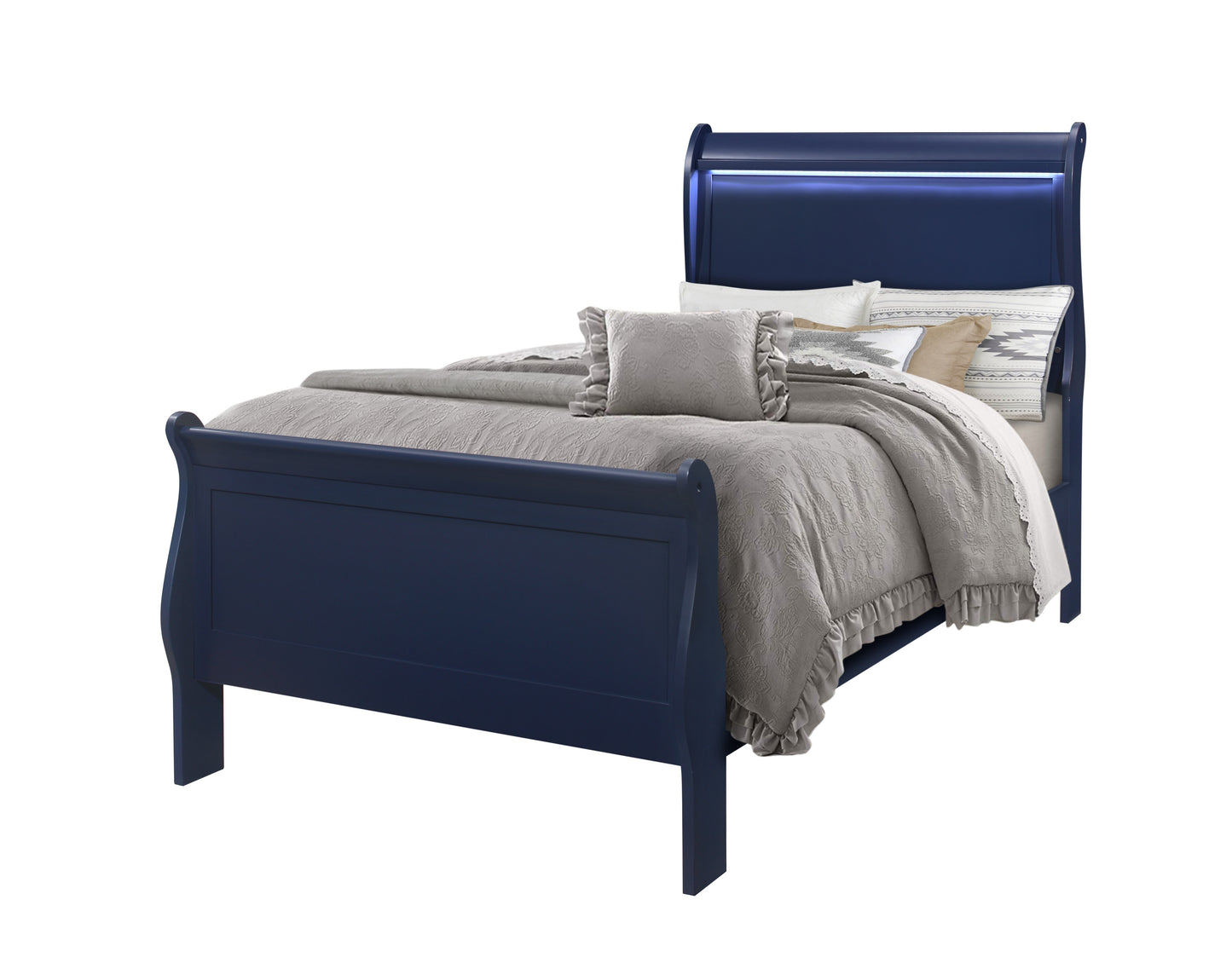 Charlie Blue Twin Bed 3
