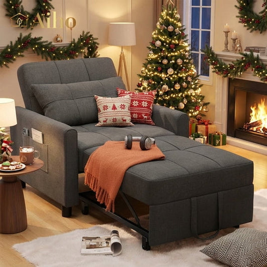 3-in-1 Convertible Sleeper Chair Bed