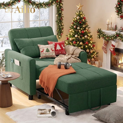 3-in-1 Convertible Sleeper Chair Bed