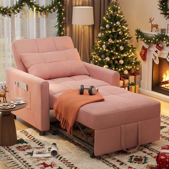 3-in-1 Convertible Sleeper Chair Bed