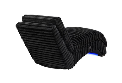 DOMINIC-BLACK-CHAISE WITH LED-4
