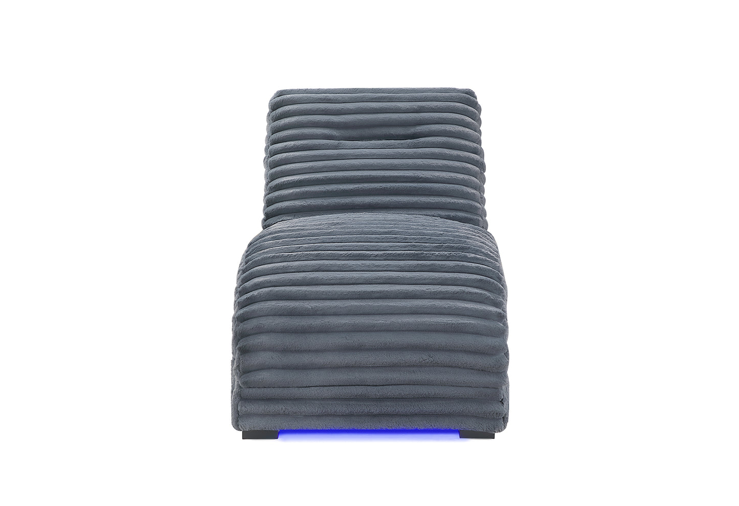 DOMINIC-CHARCOAL-CHAISE WITH LED-1