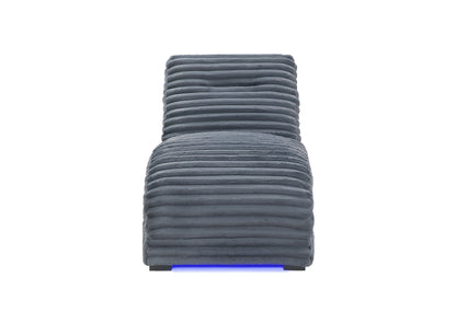 DOMINIC-CHARCOAL-CHAISE WITH LED-1