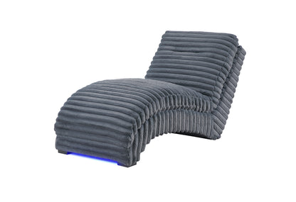 DOMINIC-CHARCOAL-CHAISE WITH LED-2