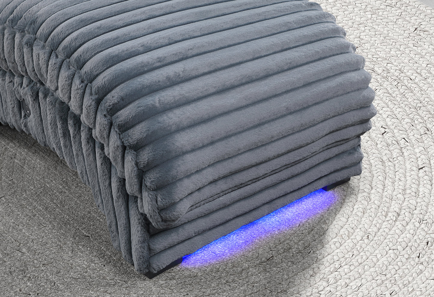 DOMINIC-CHARCOAL-CHAISE WITH LED-DETAILS-2