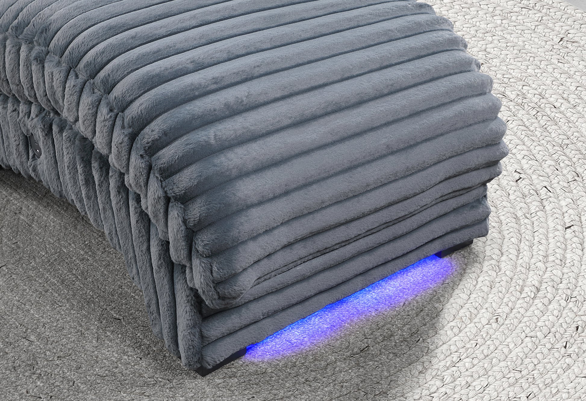 DOMINIC-CHARCOAL-CHAISE WITH LED-DETAILS-2