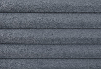 DOMINIC-CHARCOAL-CHAISE WITH LED-FABRIC
