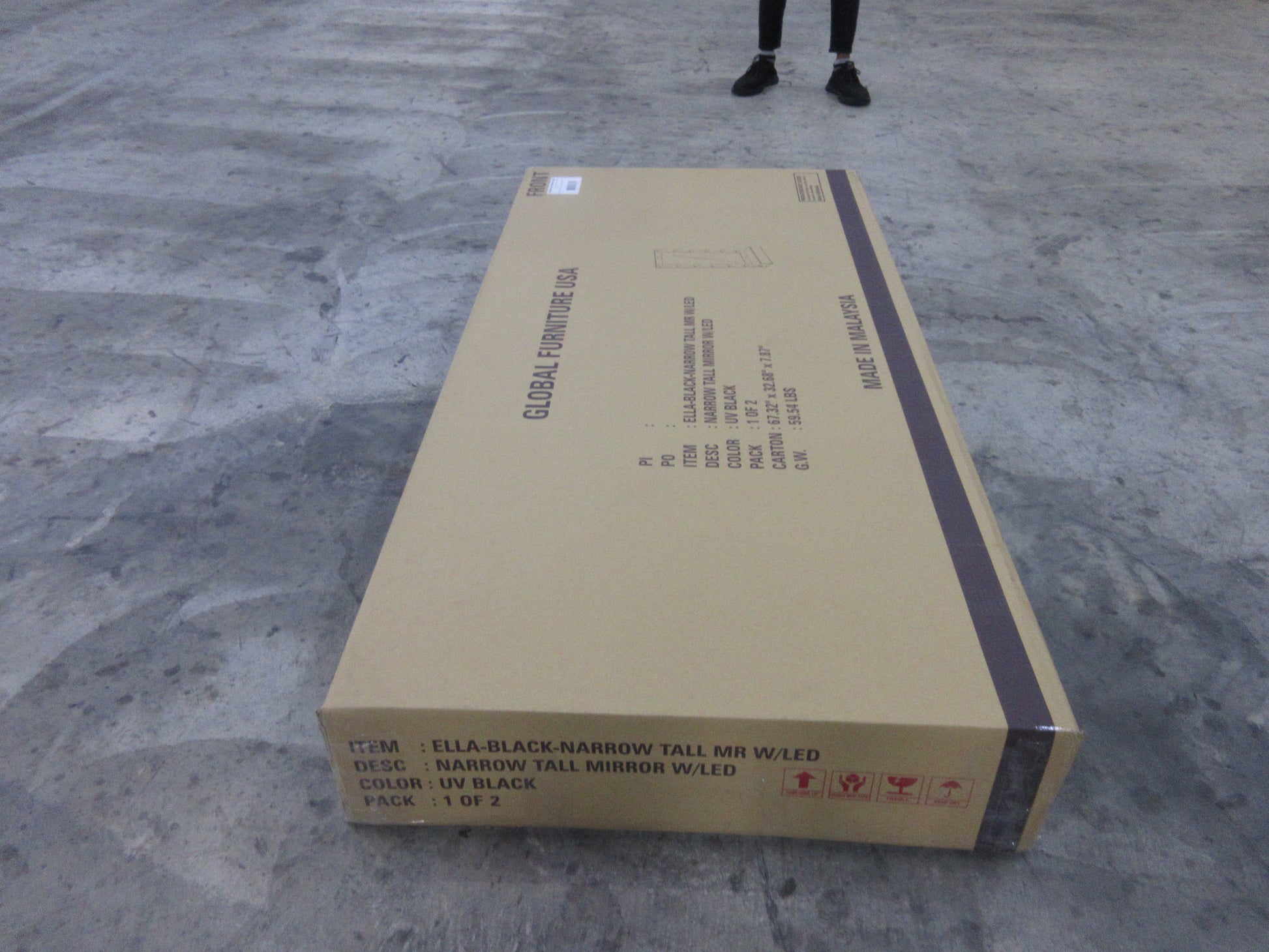 ELLA-BLACK-NARROW TALL MR W LED 2