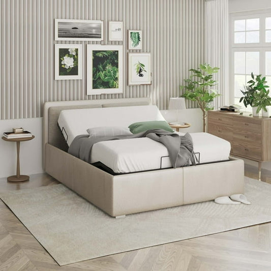 Queen Adjustable Bed Frame with Wireless Remote
