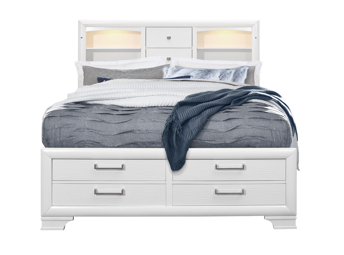 Jordyn White Bed 1