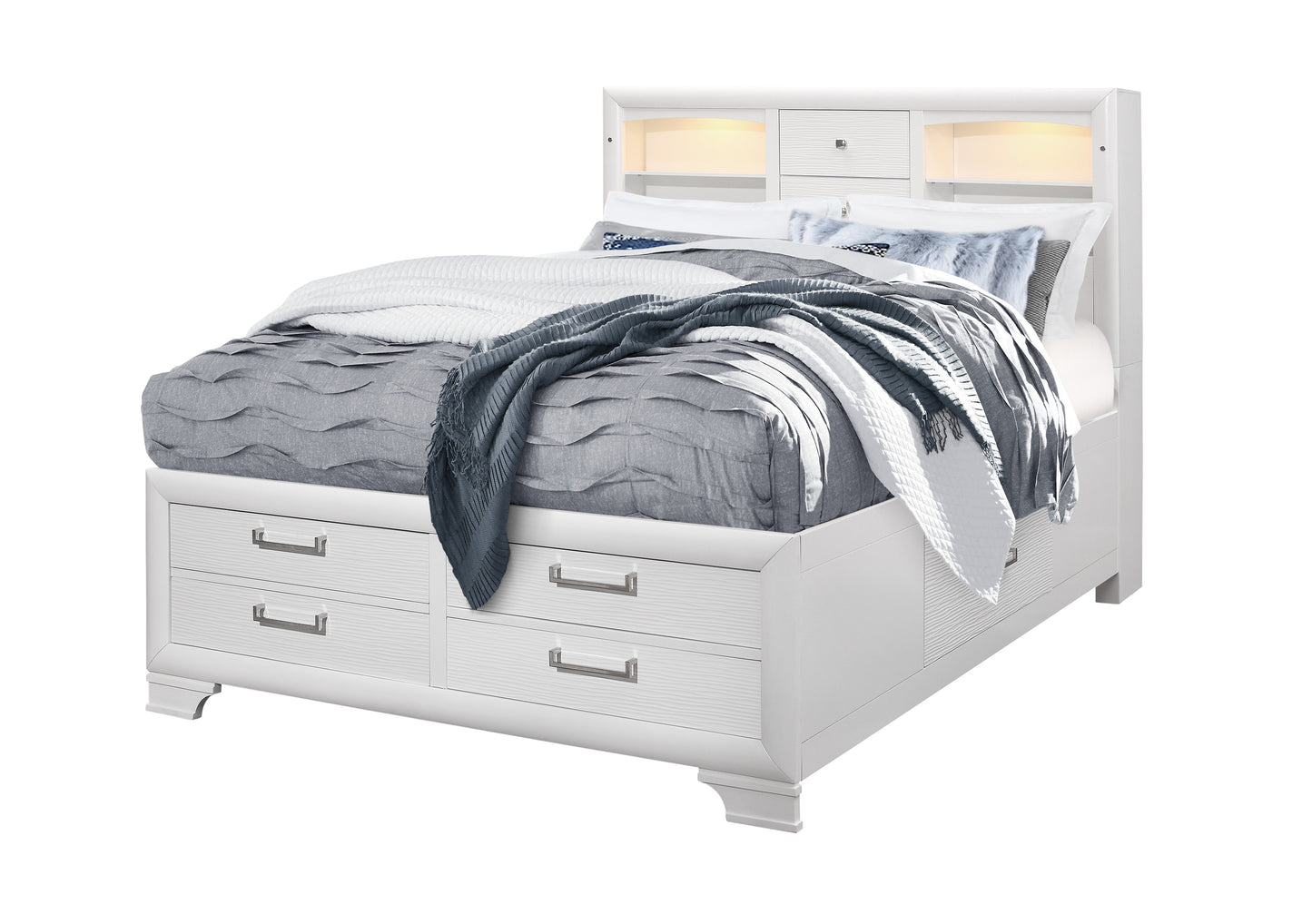 Jordyn White Bed 2