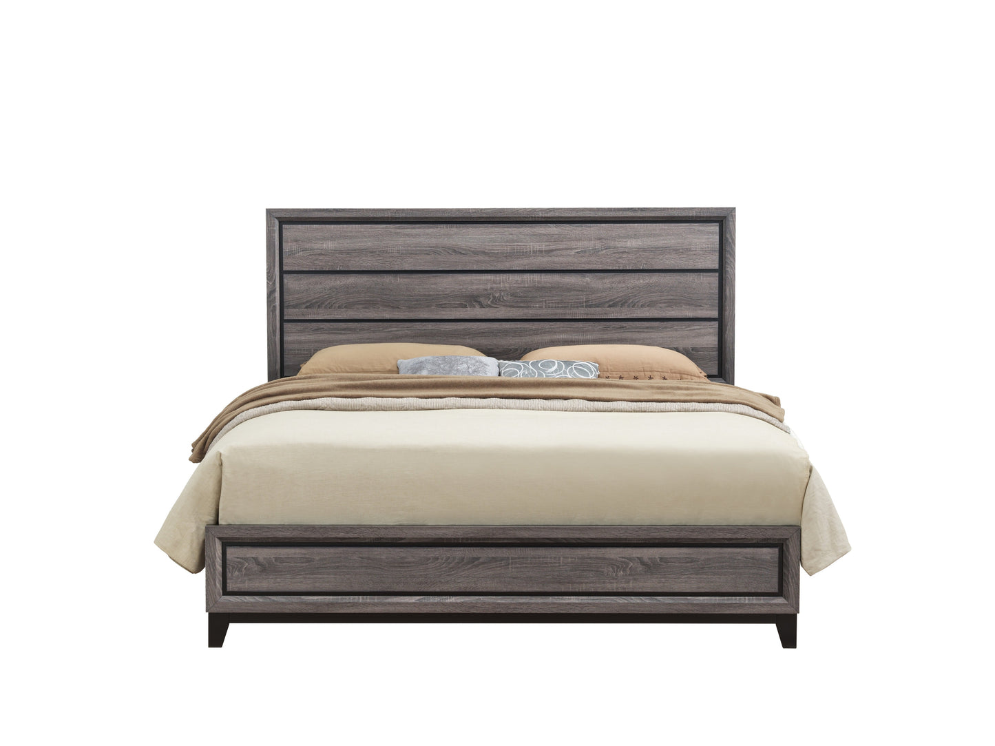 KATE-FOIL GREY-BED-FRONT-WB