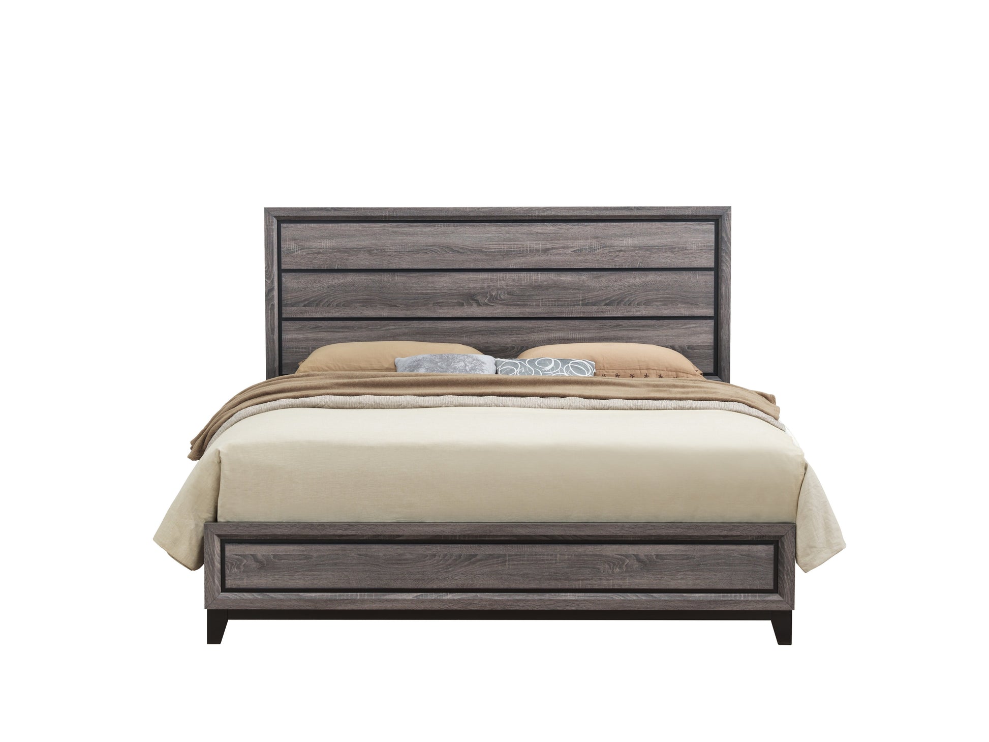 KATE-FOIL GREY-BED-FRONT-WB