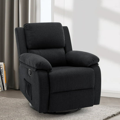 Compact Swivel Rocker Recliner Chair