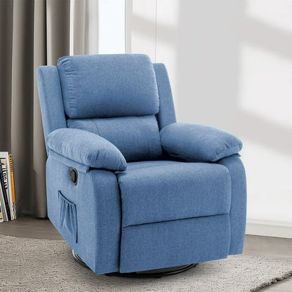 Compact Swivel Rocker Recliner Chair