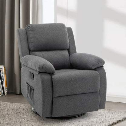 Compact Swivel Rocker Recliner Chair