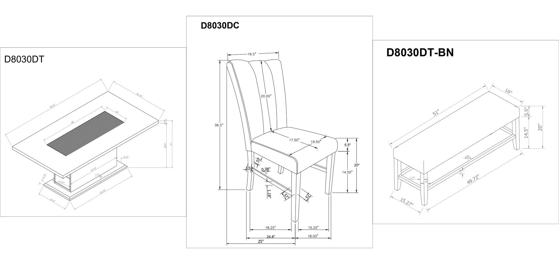 LD-D8030DT+D8030DC+D8030DT-BN