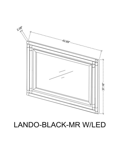 LD-LANDO-BLK-MR WLED