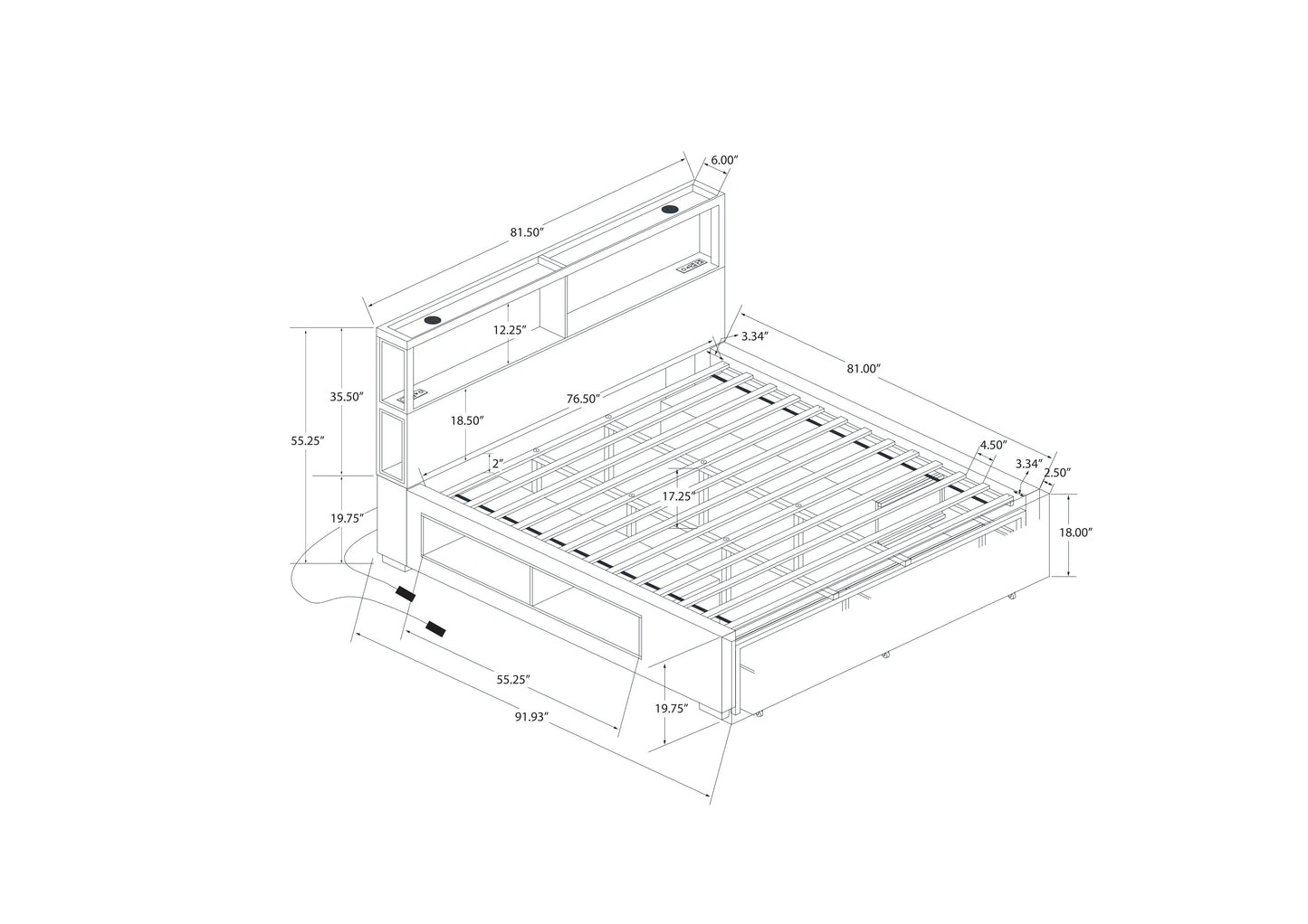 LD SADIE KING BED
