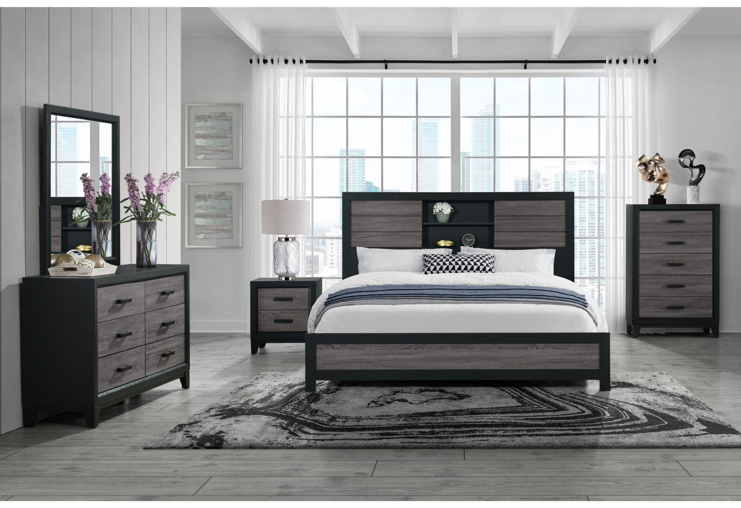 Lisbon-Grey-Black-Bookcase-KBG-RSC