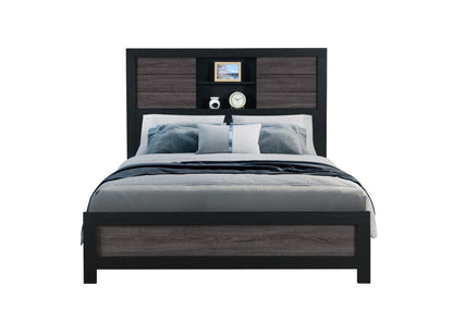 Lisbon-Grey-Black-Bookcase-QB-Front-1