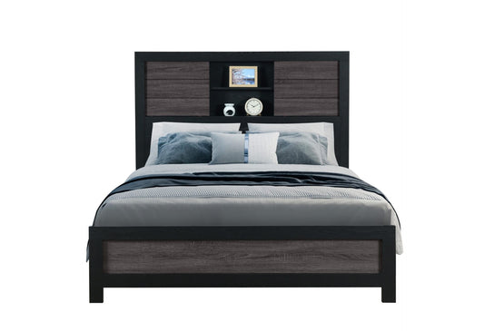 Lisbon-Grey-Black-Bookcase-QB-Front-1