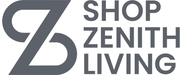 Logo of Shop Zenith Living with stylized 'SZ' initials.