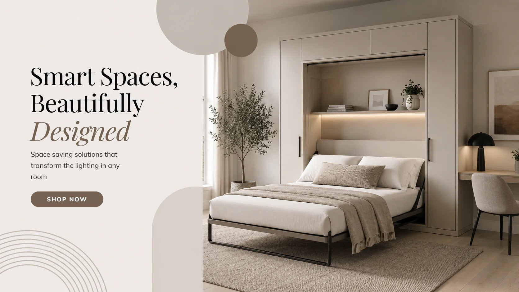 Smart Spaces, Beautifully Designed — space saving solutions that transform any bedroom