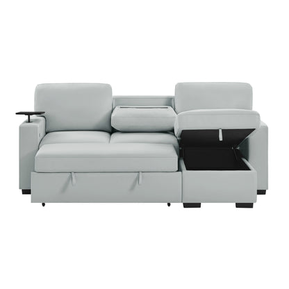 U0212-BLANCHE SIL-PO SOFA BED-2