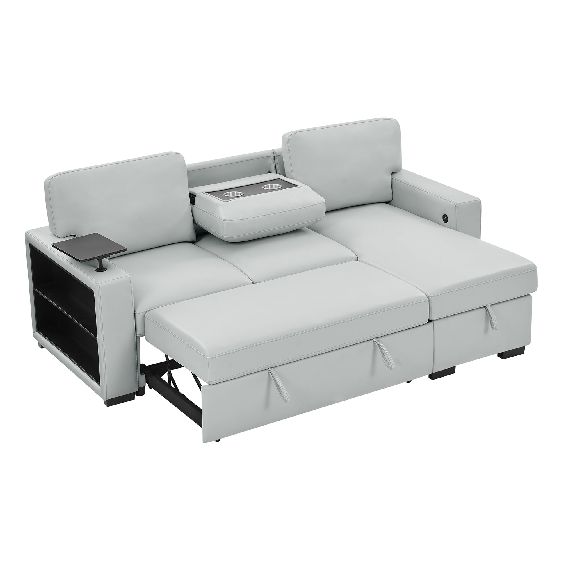 U0212-BLANCHE SIL-PO SOFA BED-6