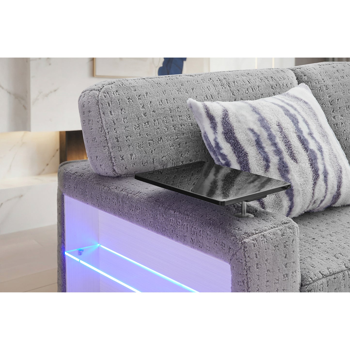 U0214-GREY-SOFA BED-DETAIL 2