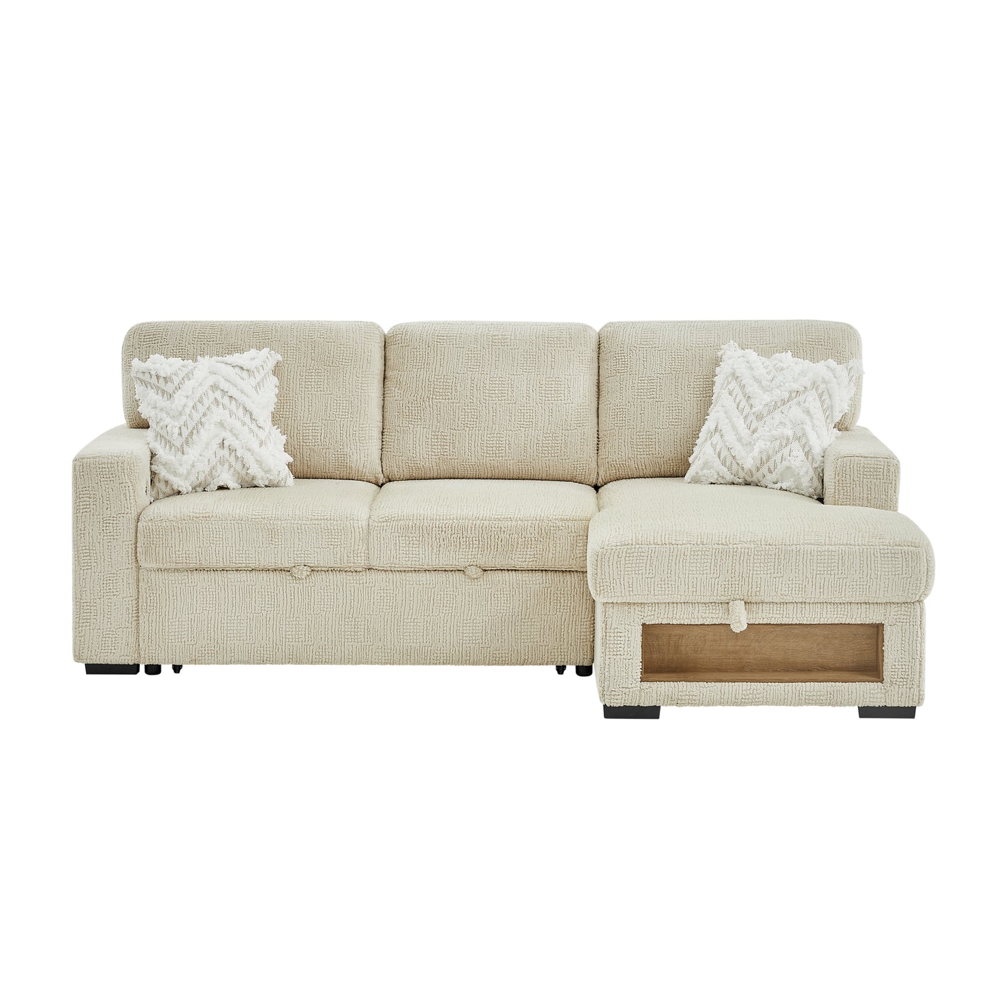 U0222-IVORY-SOFA BED-1