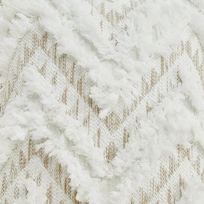 U0222-IVORY-SOFA BED-PILLOW FABRIC