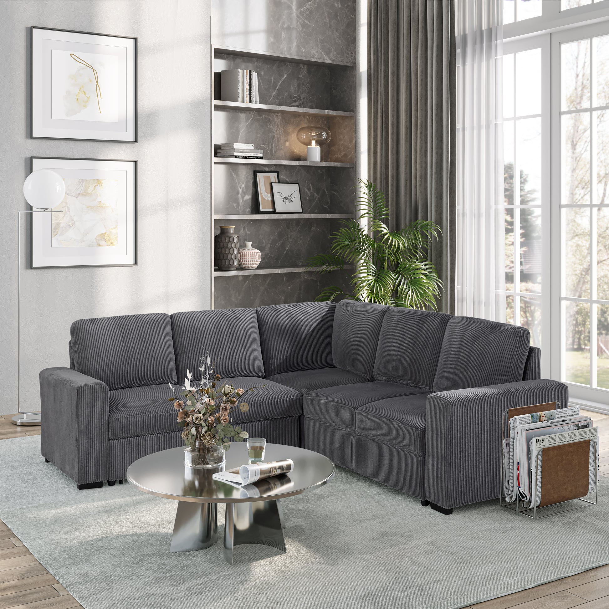 U2660-Grey - no chaise RSC