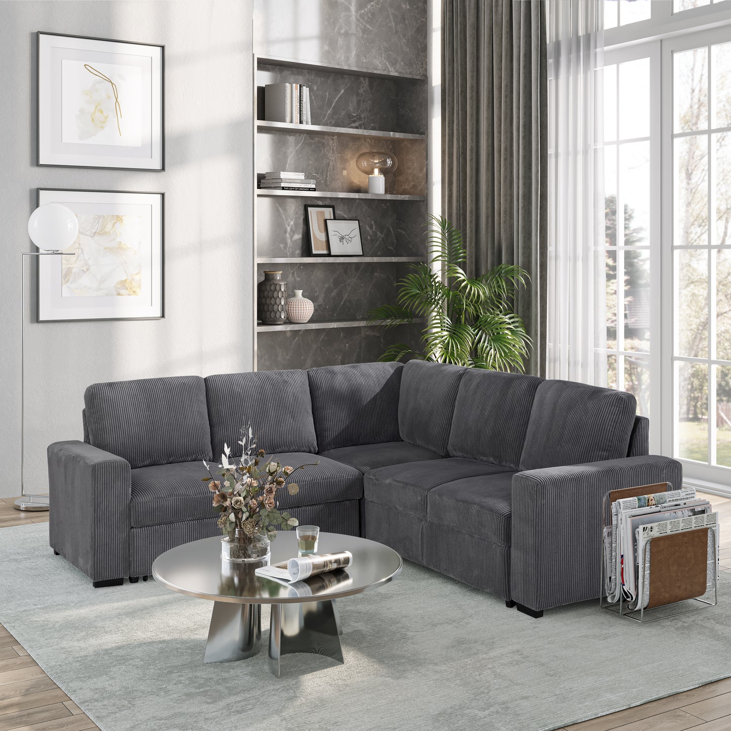 U2660-Grey - no chaise RSC