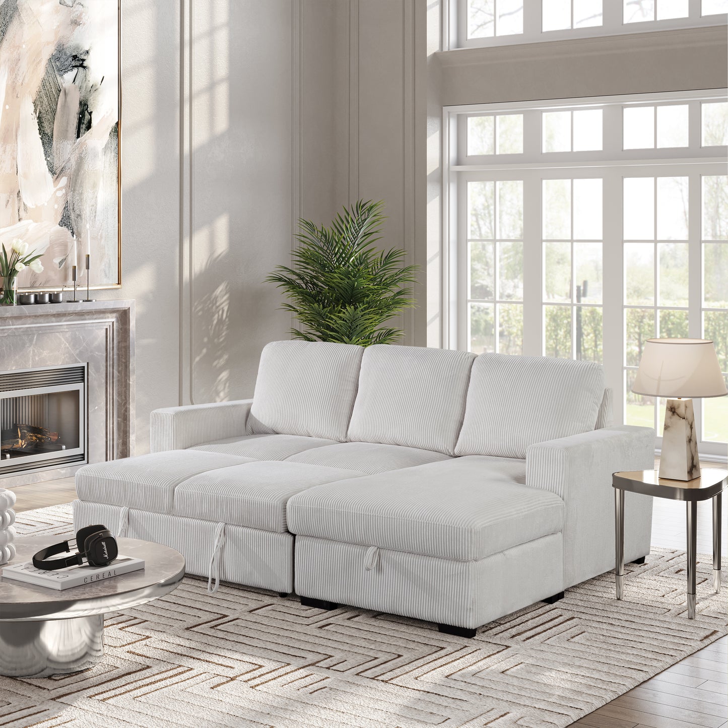 U2660 - Cream - L shape RSC - open