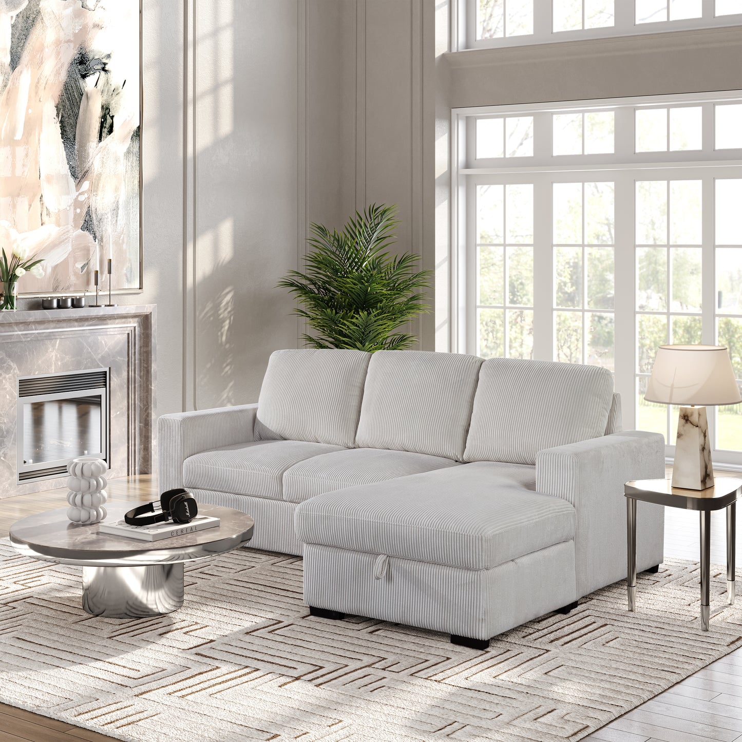 U2660 - Cream - L shape RSC