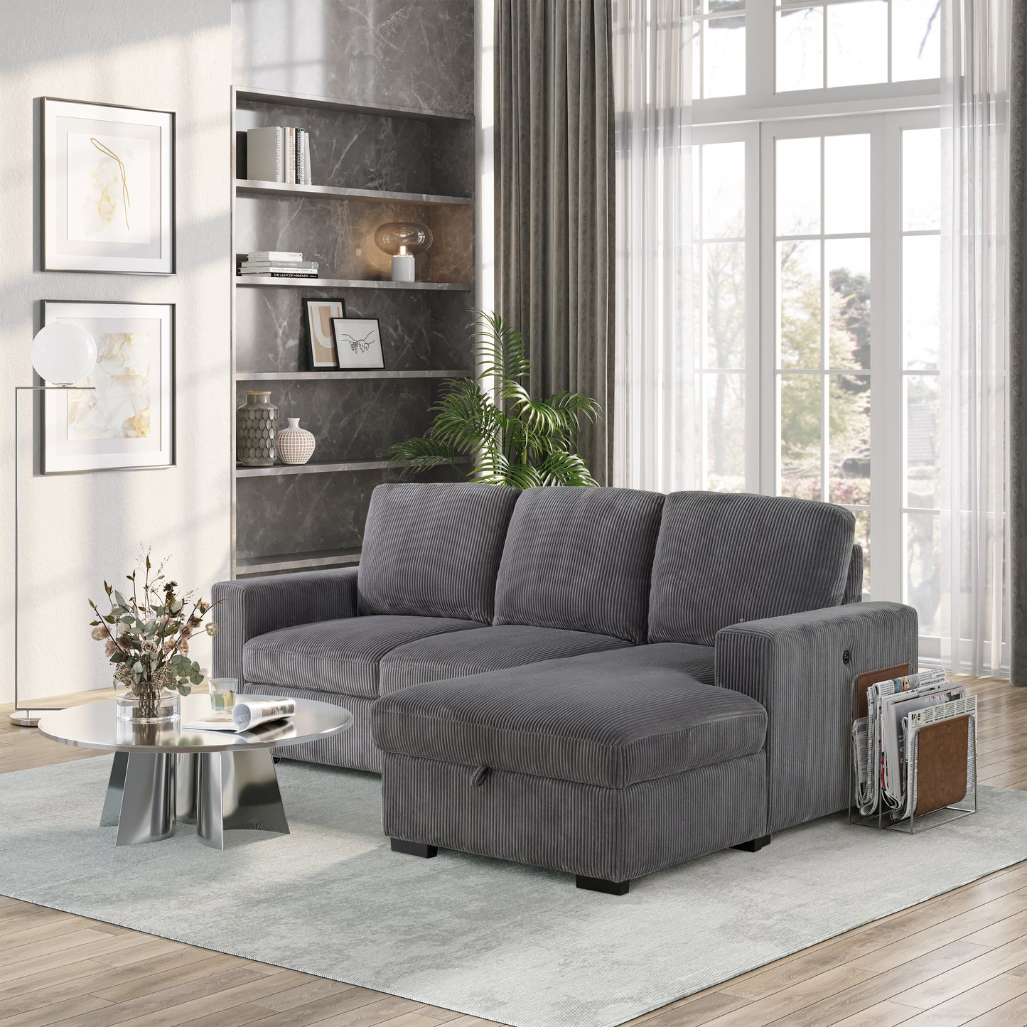 U2660 - Grey - L shape RSC
