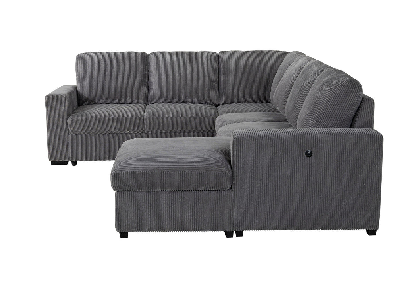 U2660 GREY SECTIONAL 4