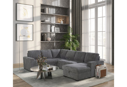 U2660 GREY SECTIONAL RSC