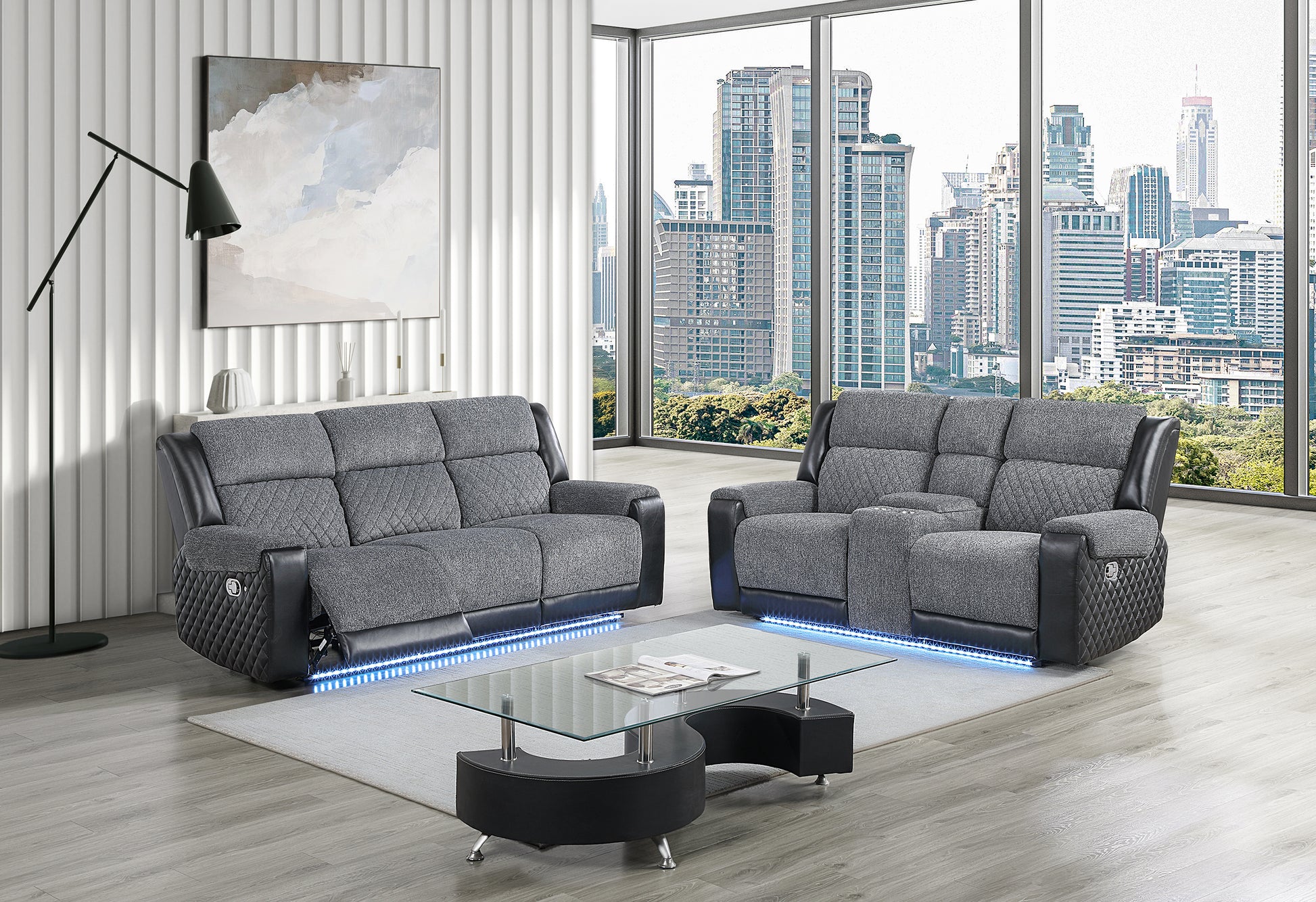 U5914-GREYBLACK -RS CRLS-W-LED